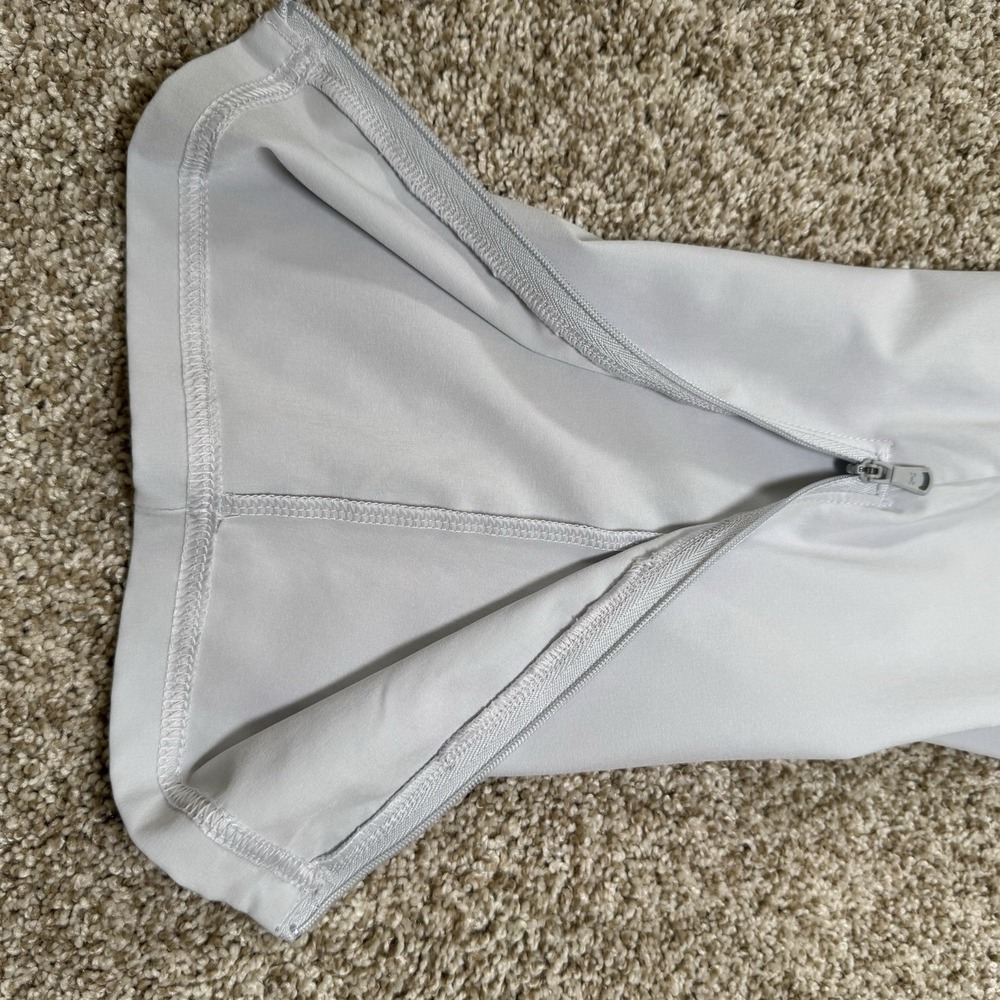 Under Armour Mens Size M‎ Squad Warm Up Zip Ankle Feather Grey Pant - Picture 12 of 16
